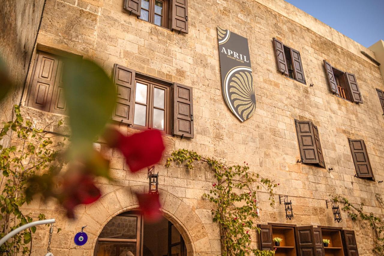 April Luxury Suites (Adults Only) Rhodes City Exterior foto